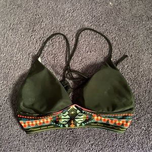 black bikini top